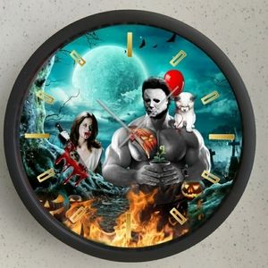 Michael Myers Halloween clock